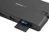StarTech.com DKT30CHVSCPD dockingstation Ledningsført USB 3.2 Gen 1 (3.1 Gen 1) Type-C Sort