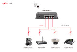 LevelOne GEP-0520 netværksswitch Gigabit Ethernet (10/100/1000) Strøm over Ethernet (PoE) Sort