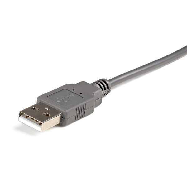 StarTech.com ICUSB232DB25 serielkabel Grå 0,9 m USB Type-A DB-9
