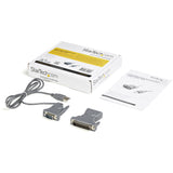 StarTech.com ICUSB232DB25 serielkabel Grå 0,9 m USB Type-A DB-9