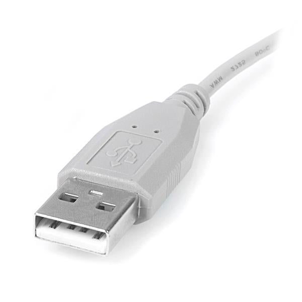 StarTech.com USB2HABM6IN USB-kabel USB 2.0 0,152 m USB A Mini-USB B Grå