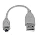 StarTech.com USB2HABM6IN USB-kabel USB 2.0 0,152 m USB A Mini-USB B Grå