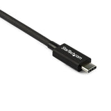 StarTech.com TBLT34MM80CM Thunderbolt kabel 0,8 m 40 Gbit/sek. Sort