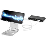 StarTech.com USPTLSTND holder Multimedia stand Mobiltelefon/Smartphone, Tablet/UMPC Sølv