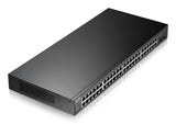 Zyxel GS1900-48HPv2 Administreret L2 Gigabit Ethernet (10/100/1000) Strøm over Ethernet (PoE) Sort