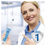 Oral-B Vitality 100 CrossAction Voksen Roterende, pulserende tandbørste Hvid