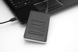 Verbatim Store'n'Go ekstern harddisk 2 TB USB Type-C 3.2 Gen 1 (3.1 Gen 1) Sort, Sølv