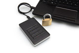 Verbatim Store'n'Go ekstern harddisk 2 TB USB Type-C 3.2 Gen 1 (3.1 Gen 1) Sort, Sølv