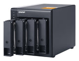 QNAP TL-D400S drevkabinet HDD/SSD kabinet Sort, Grå 2.5/3.5"