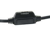Conceptronic CCHATSTAR2_V2 Headset Ledningsført Kontor/Callcenter Sort, Sølv