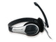 Conceptronic CCHATSTAR2_V2 Headset Ledningsført Kontor/Callcenter Sort, Sølv