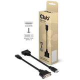 CLUB3D HDMI to DVI-I Single Link Adapter Cable 0,40 m Sort