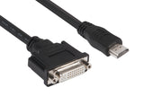 CLUB3D HDMI to DVI-I Single Link Adapter Cable 0,40 m Sort