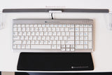 BakkerElkhuizen Trapezium Ergo Wrist Rest Compact håndledsstøtte Plast, Gummi, Tekstil Sort