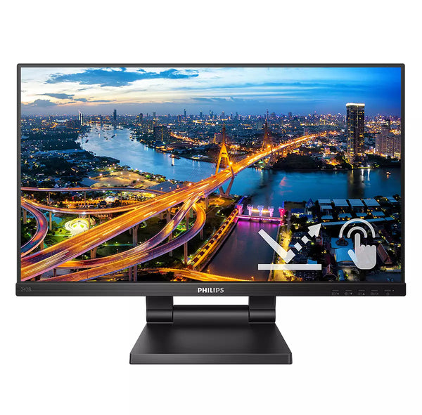 Philips 242B1TC/00 computerskærm 60,5 cm (23.8") 1920 x 1080 pixel Fuld HD LED Berøringsskærm Sort