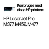 HP 410A Cyan Original LaserJet Toner Cartridge tonerpatron 1 stk Blå