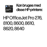 HP 950XL High Yield Black Original Ink Cartridge blækpatron 1 stk Højt (XL) udbytte