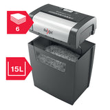 Rexel Momentum X406 papirmakulator Delvist makulering 70 dB Blå, Grå