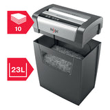 Rexel Momentum X410 papirmakulator Delvist makulering 62 dB Sort, Grå