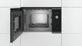 Bosch Serie 4 BFL523MS0 mikrobølgeovn Sort, Rustfrit stål Solo mikroovn Indbygget 20 L 800 W