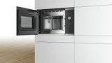 Bosch Serie 4 BFL523MS0 mikrobølgeovn Sort, Rustfrit stål Solo mikroovn Indbygget 20 L 800 W