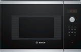 Bosch Serie 4 BFL523MS0 mikrobølgeovn Sort, Rustfrit stål Solo mikroovn Indbygget 20 L 800 W