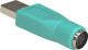 Microconnect USBA-M/PS2-F kabel kønsskifter Violet