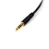 StarTech.com MU10MMS lydkabel 3 m 3.5mm Sort