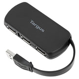 Targus ACH114EU interface hub USB 2.0 480 Mbit/s Sort