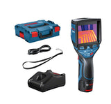 Bosch GTC 400 C Professional Noise equivalent temperature difference (NETD) Sort, Blå 2000 mAh 160 x 120 pixel Indbygget skærm