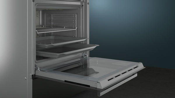 Siemens iQ500 HK9S5A240 komfur og ovn Fritstående komfur Elektrisk Keramisk Sort