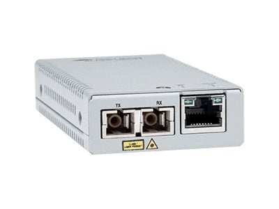 Allied Telesis AT-MMC2000LX/SC-TAA-60 netværksomformer til medie 1000 Mbit/s 1310 nm Enkeltilstand Grå