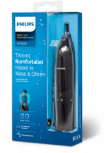 Philips Norelco NOSETRIMMER Series 1000 NT1650/16 skæg- og hårtrimmer Sort Alkaline