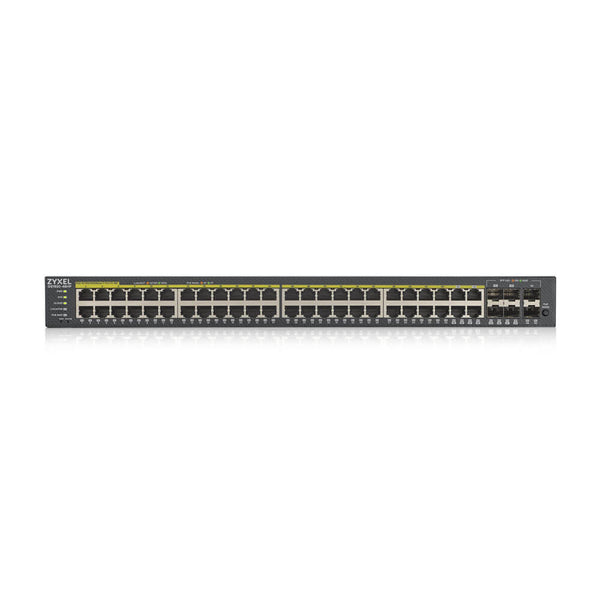 Zyxel GS1920-48HPV2 Administreret Gigabit Ethernet (10/100/1000) Strøm over Ethernet (PoE) Sort
