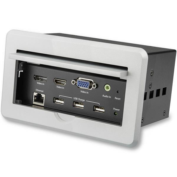 StarTech.com BOX4HDECP2 AV konferenceforbindelse 3840 x 2160 pixel Ethernet LAN Sølv