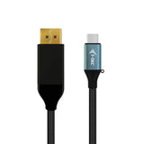i-tec C31CBLDP60HZ2M videokabel adapter 2 m USB Type-C DisplayPort Sort