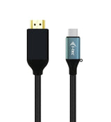i-tec C31CBLHDMI60HZ2M videokabel adapter 2 m USB Type-C HDMI Sort