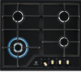 Electrolux EGS6436RK Sort Indbygget Gaskomfur 4 zone(s)