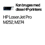 HP 201A Cyan Original LaserJet Toner Cartridge tonerpatron 1 stk Blå