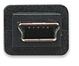Manhattan 333375 USB-kabel USB 2.0 1,8 m USB A Mini-USB B Sort