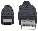 Manhattan 333375 USB-kabel USB 2.0 1,8 m USB A Mini-USB B Sort