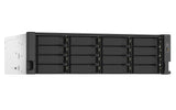 QNAP TS-1673AU-RP-16G NAS & lagringsserver Stativ (3U) Ryzen Embedded V1500B 16 GB DDR4 0 TB QNAP QTS Sort, Grå