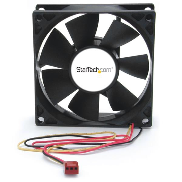 StarTech.com FANBOX2 Computerkølesystem Computerkabinet Ventilator 8 cm Sort