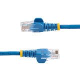 StarTech.com 45PAT50CMBL netværkskabel Blå 0,5 m Cat5e U/UTP (UTP)
