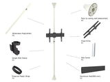 Multibrackets 5686 skærmbeslag til skiltning 165,1 cm (65") Sort, Hvid
