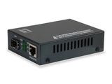 LevelOne GVT-2012 netværksomformer til medie 1000 Mbit/s Sort