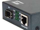 LevelOne GVT-2012 netværksomformer til medie 1000 Mbit/s Sort
