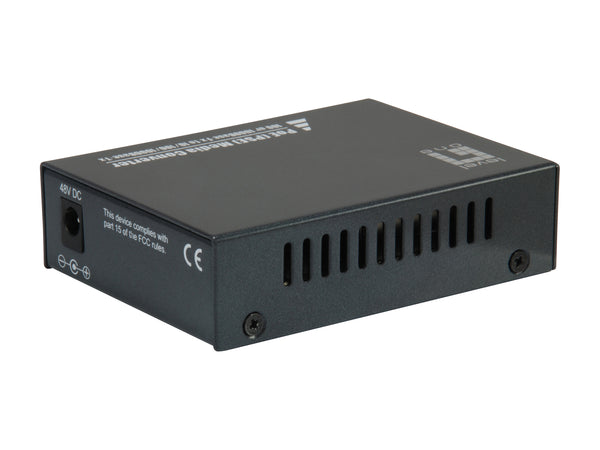 LevelOne GVT-2012 netværksomformer til medie 1000 Mbit/s Sort
