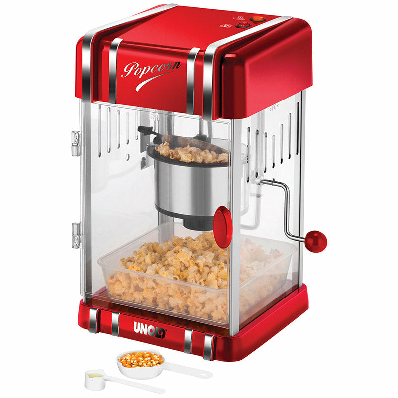 Unold 48535 popcornmaskine Rød, Sølv 300 W