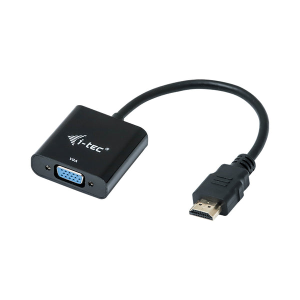 i-tec HDMI2VGAADA videokabel adapter 0,15 m HDMI VGA Sort